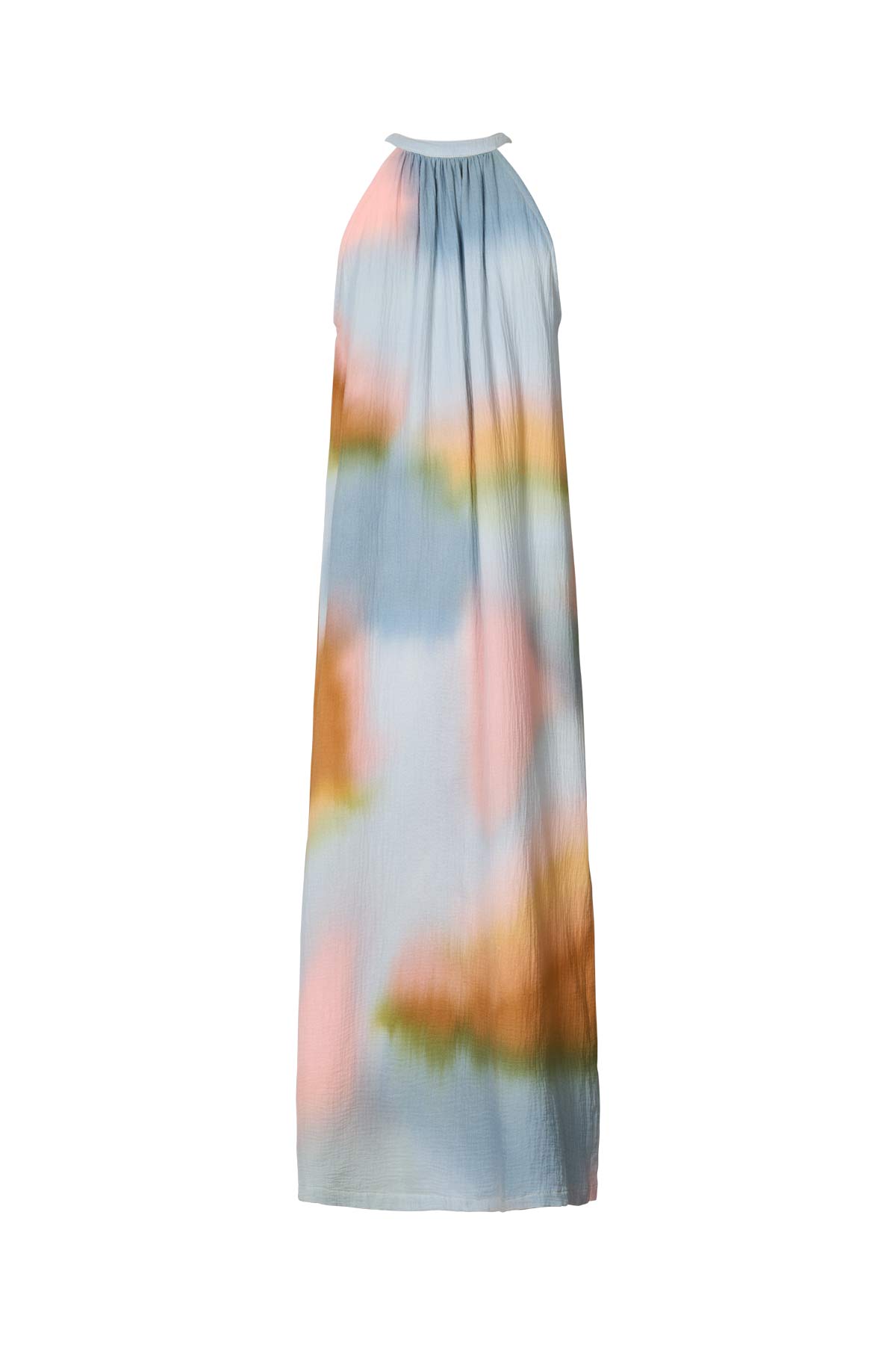 Malaia - Water colour button front dress I Sunset combo
