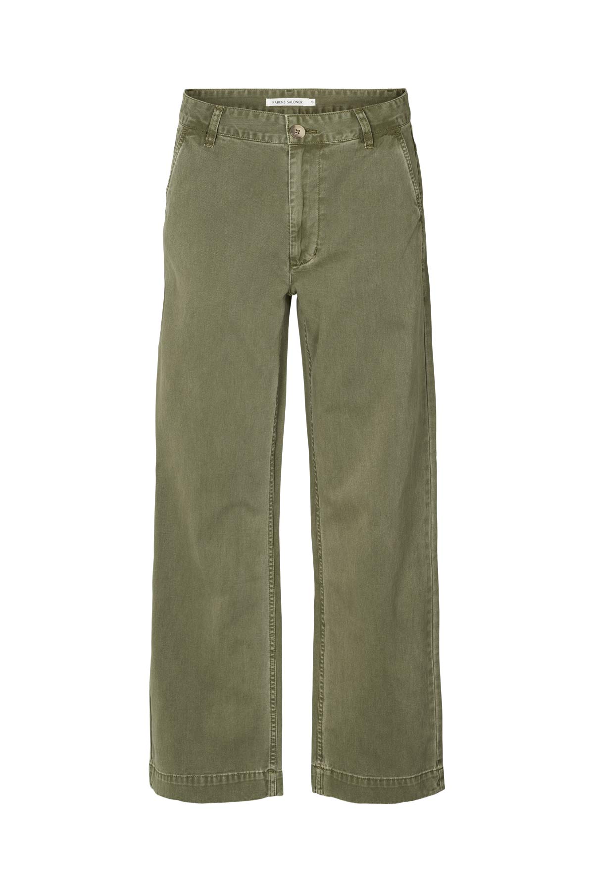 Sabina - Canvas pants I Washed sage