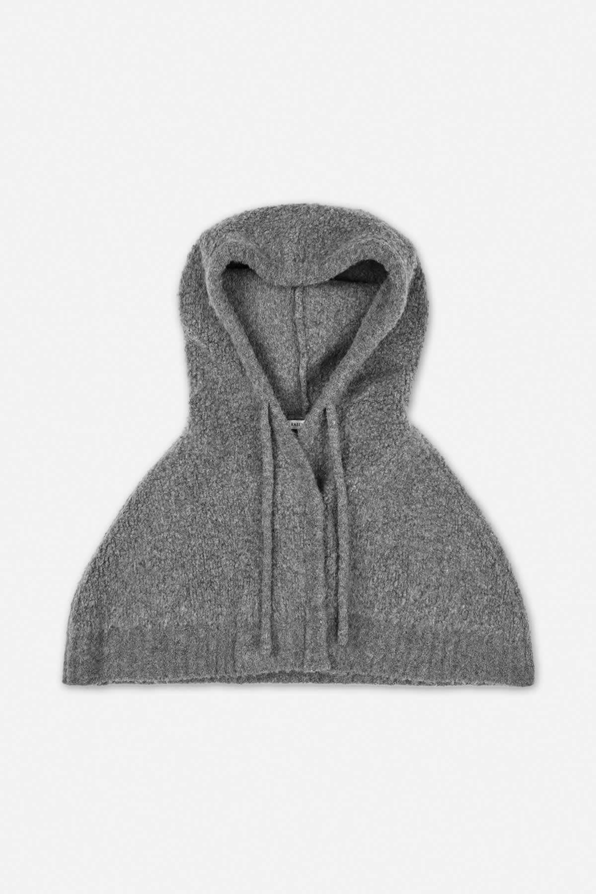 Sinika - Sheep knit hood I Grey melange