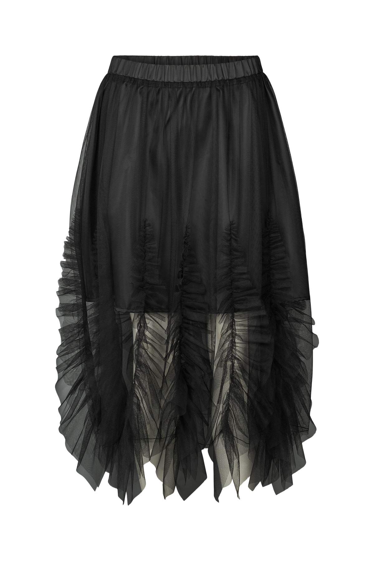 Frilly tulle skirt - Glenda I Black