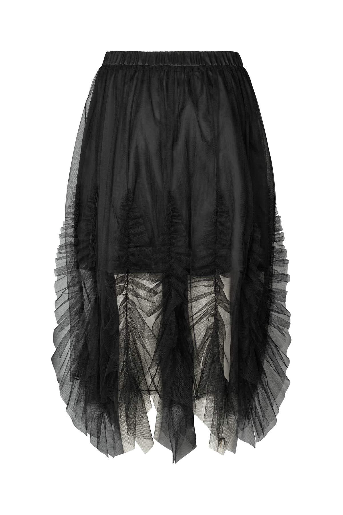 Frilly tulle skirt - Glenda I Black