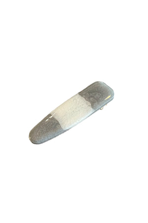 Hair Clip - Zia I Grey Stripe