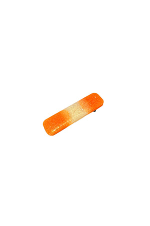 Hair Clip Mini - Zia I Burnt Orange Stripe