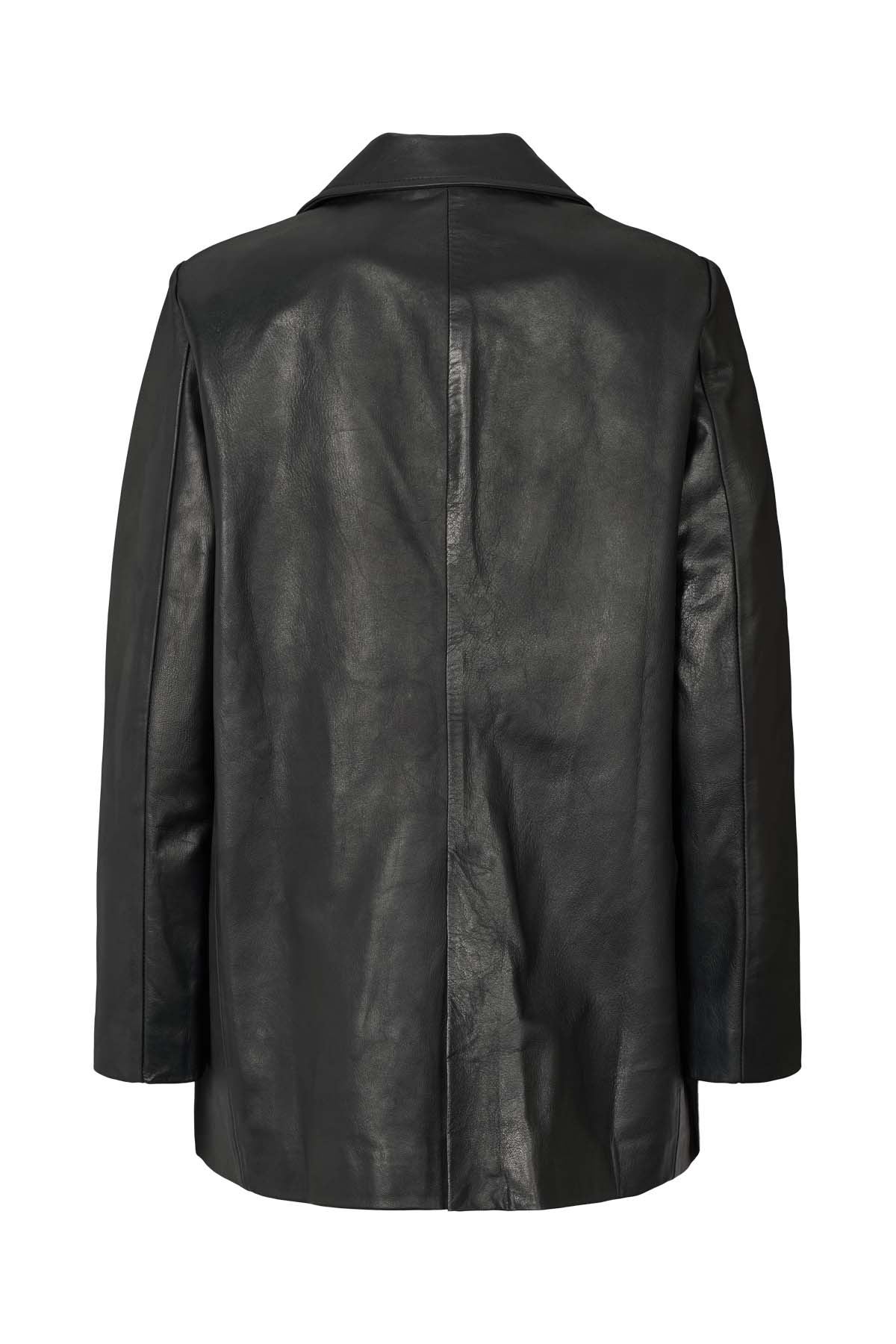 PRE-ORDER I Lisabell - Leather tailored jacket I Black