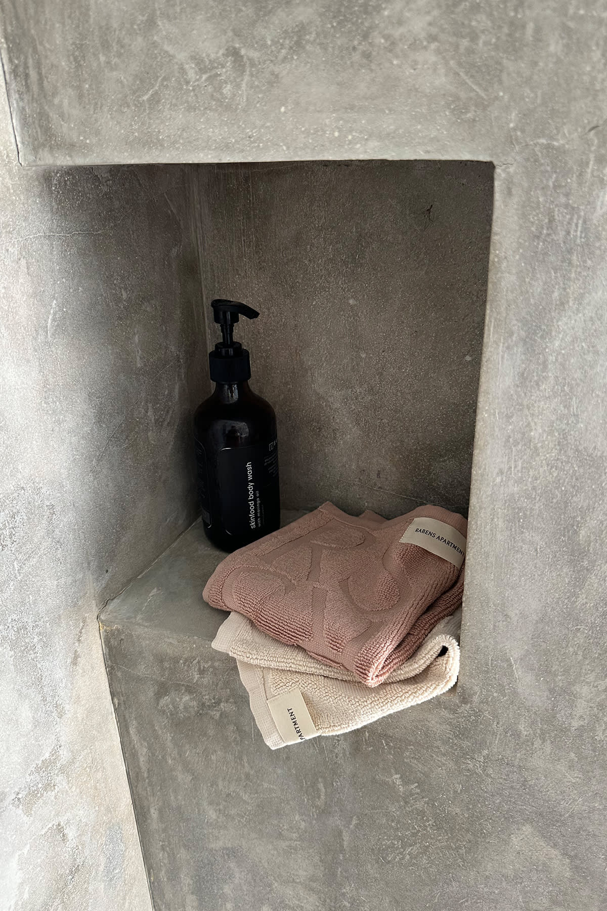 Monogram wash cloth - Wash cloth 30x30 cm I Rose