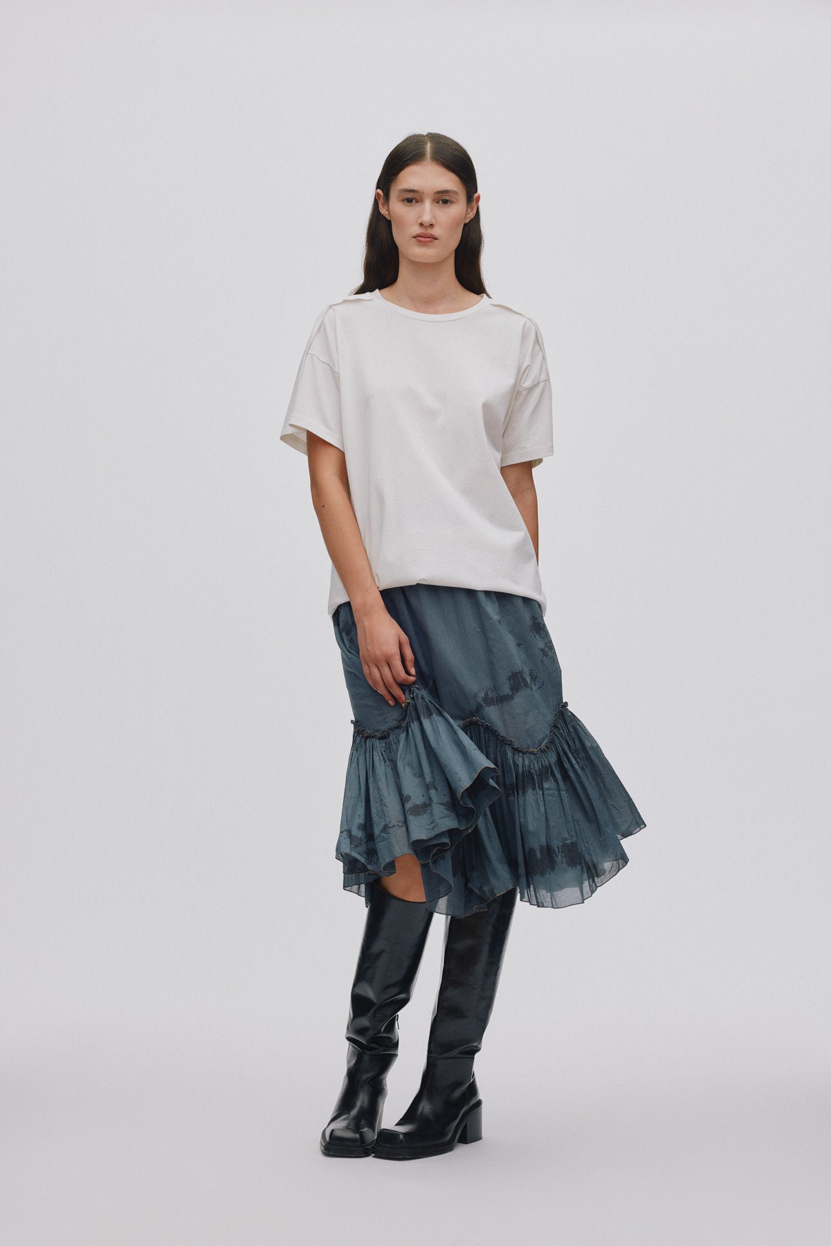 Cosmic midi skirt - Arijana I Anthracite combo