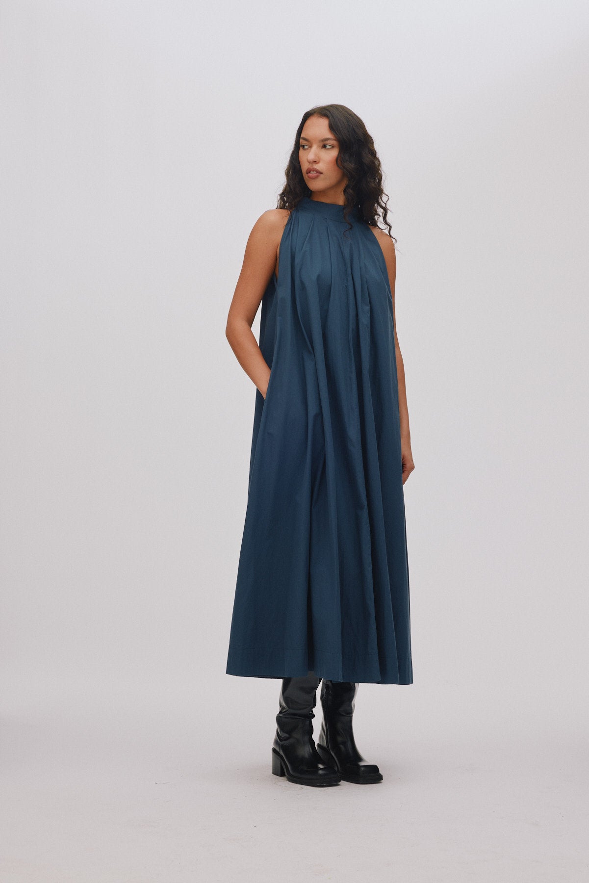 Annisa - Poplin full dress I Vertiver