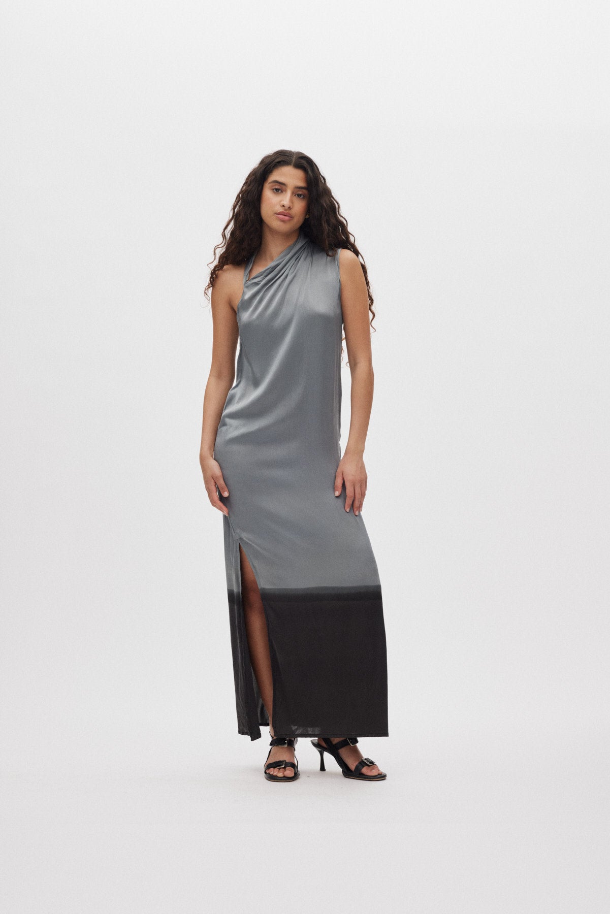 Madia - Horizon dress I Grey/black