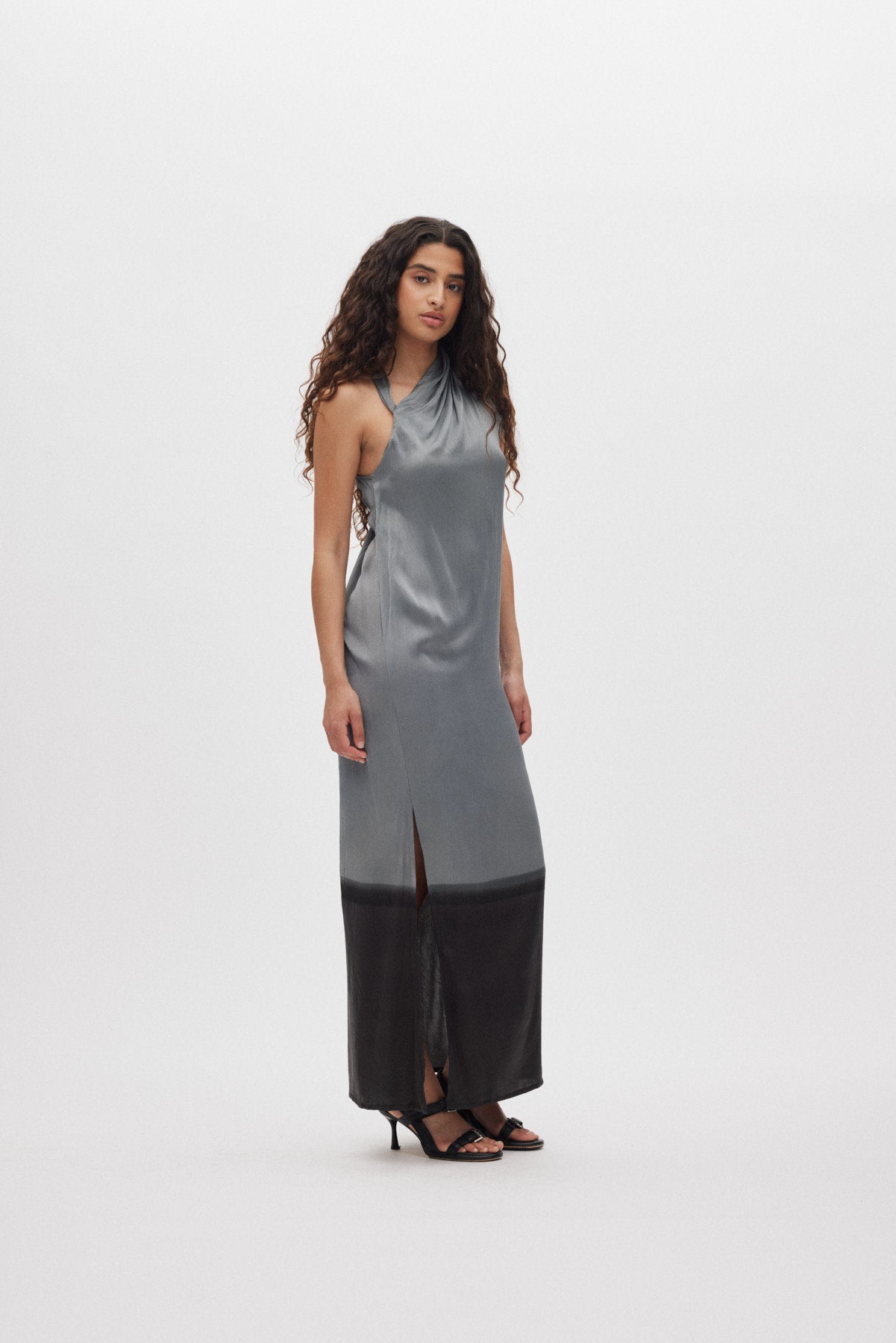 Madia - Horizon dress I Grey/black