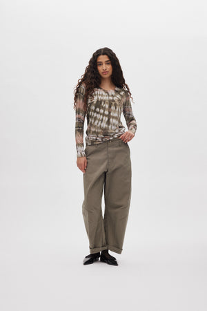 Xenia - Lava jersey t-shirt I Rust combo