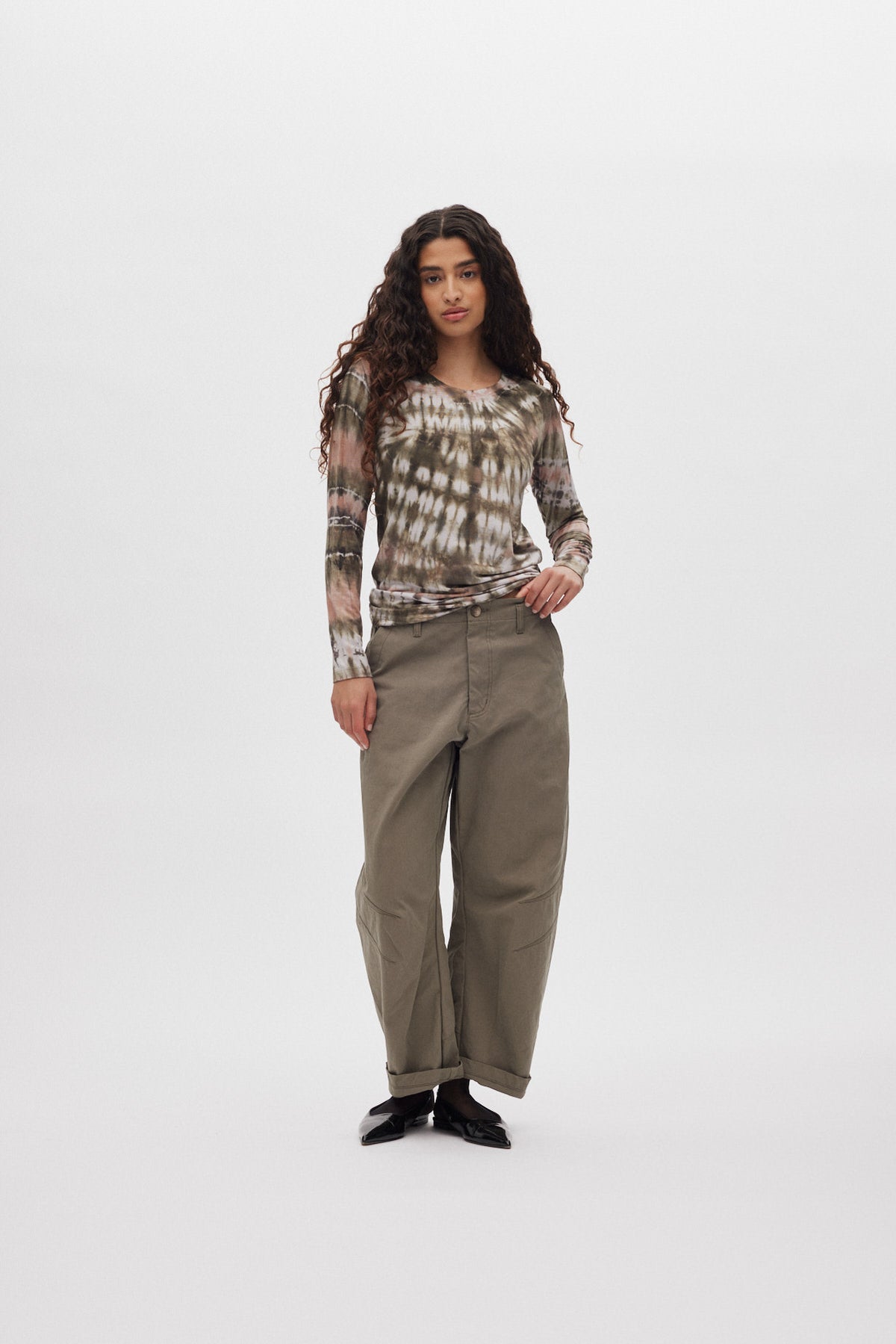 October - Utility shaped pants I Asphalt