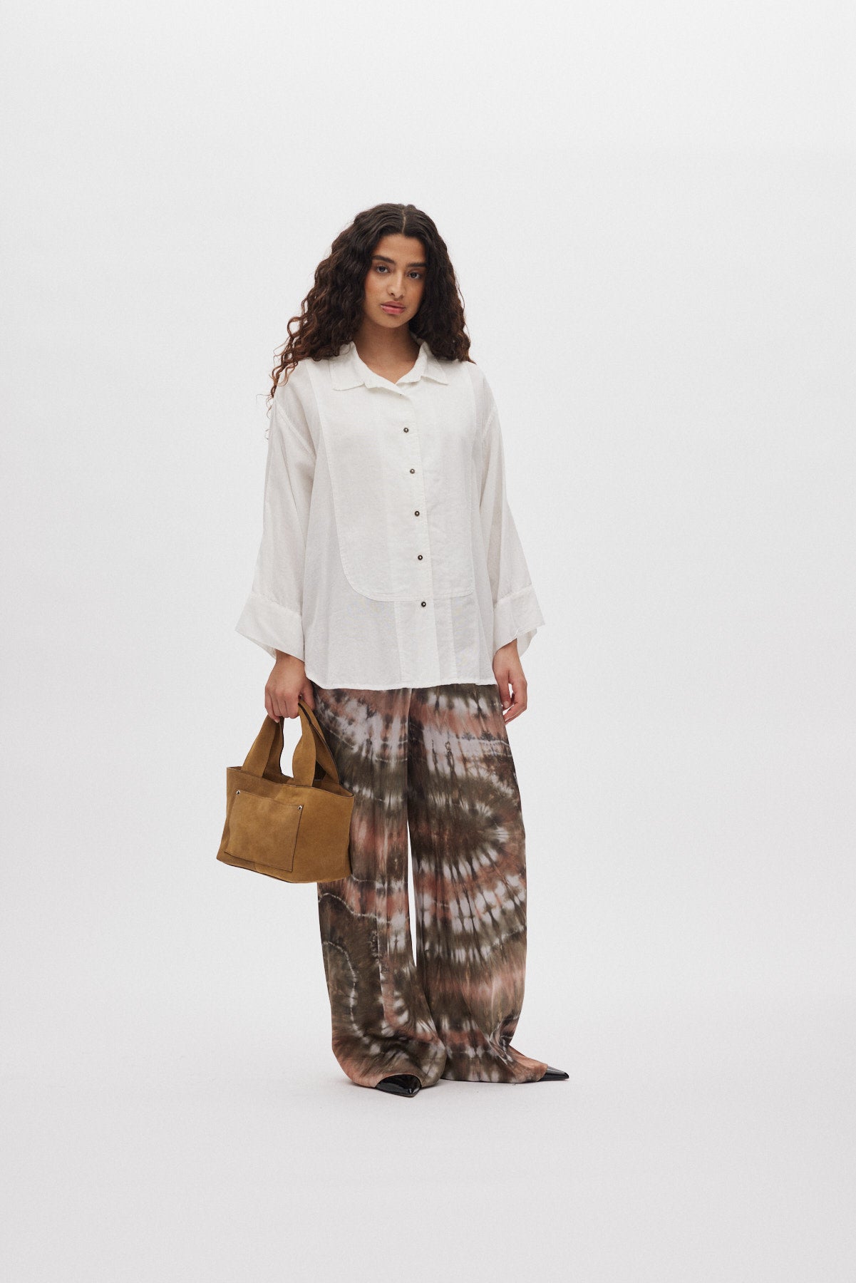Chloe - Cotton shirt I White