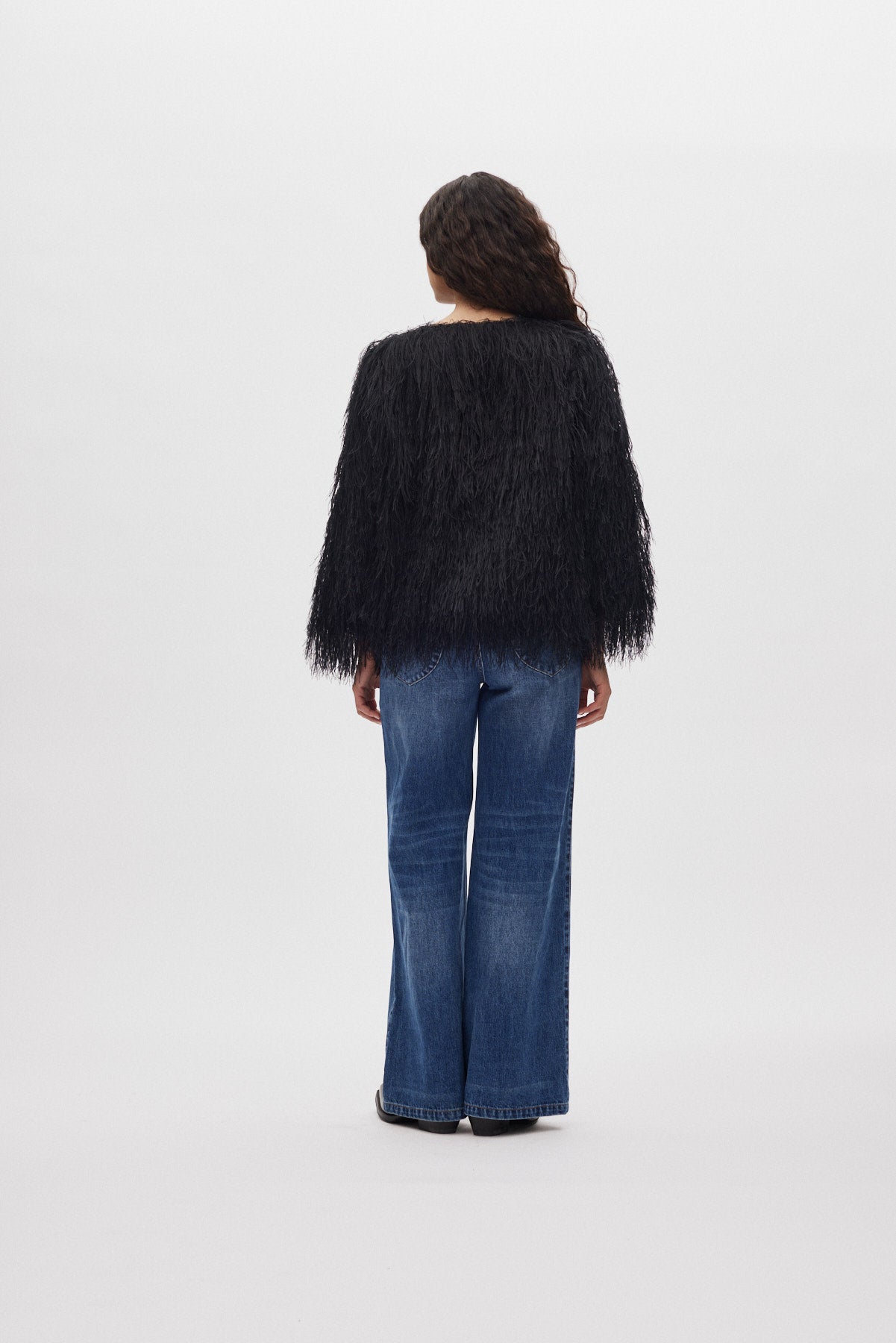Safi- Plume blouse I PRE-ORDER I Black
