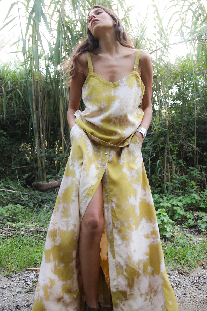 Maisa - Misty camisole top I Aluminium combo
