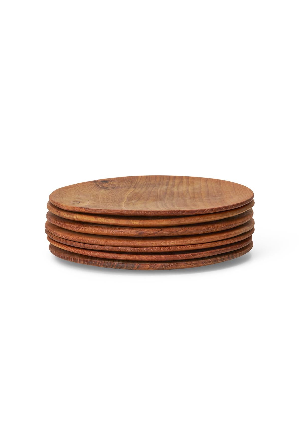 Wooden Plate - Plate 30 cm I Brown Wood