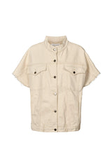 Denim vest jacket - Mir I Ecru
