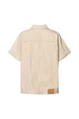 Denim vest jacket - Mir I Ecru