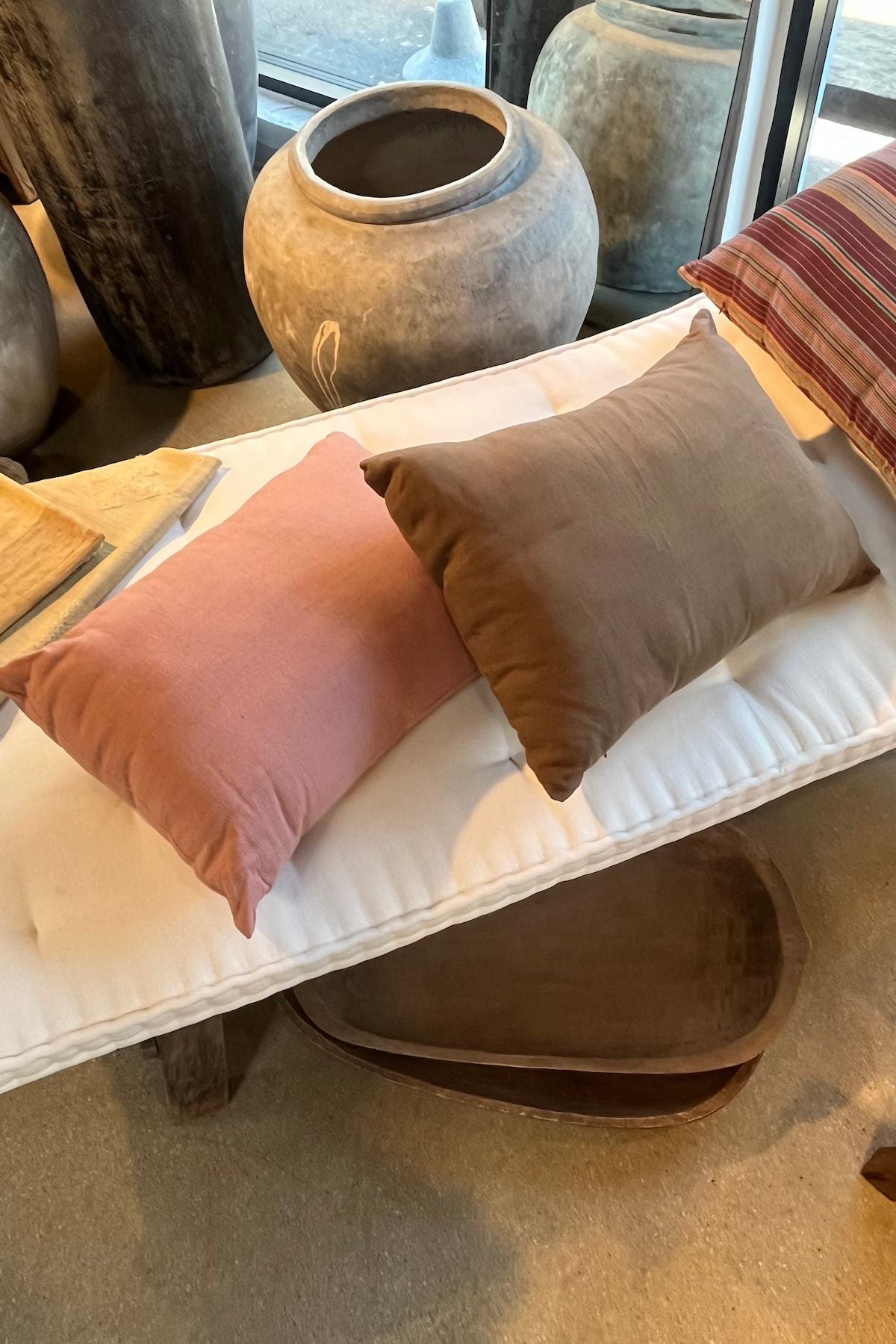 Cotton pillow - Rabens Apartment I Old Rose