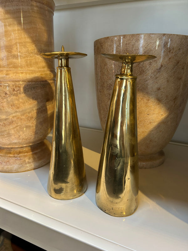 Bronce Candlestick - Rabens Apartment I Golden Brass