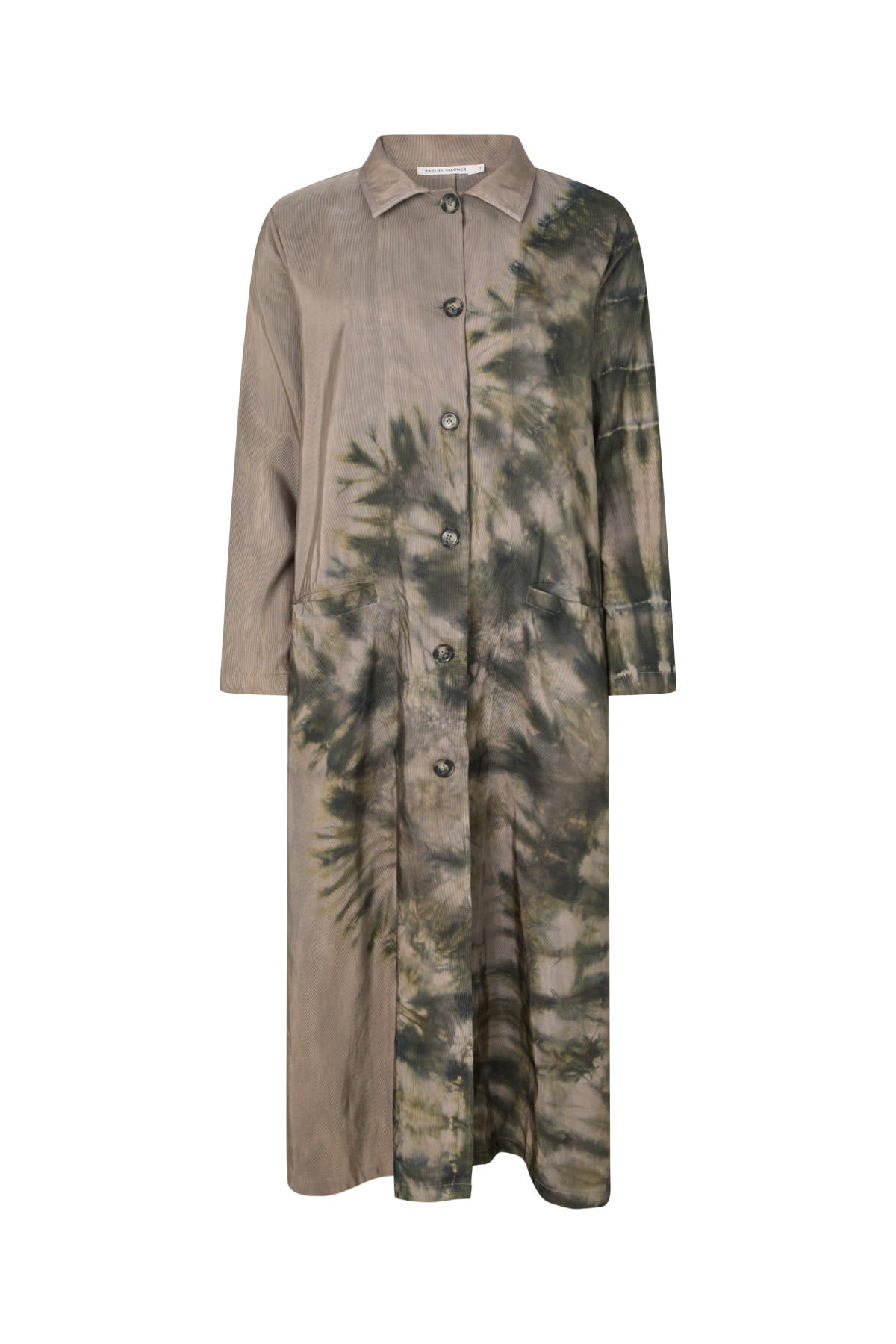 Celine - Lava long coat I Grey green combo