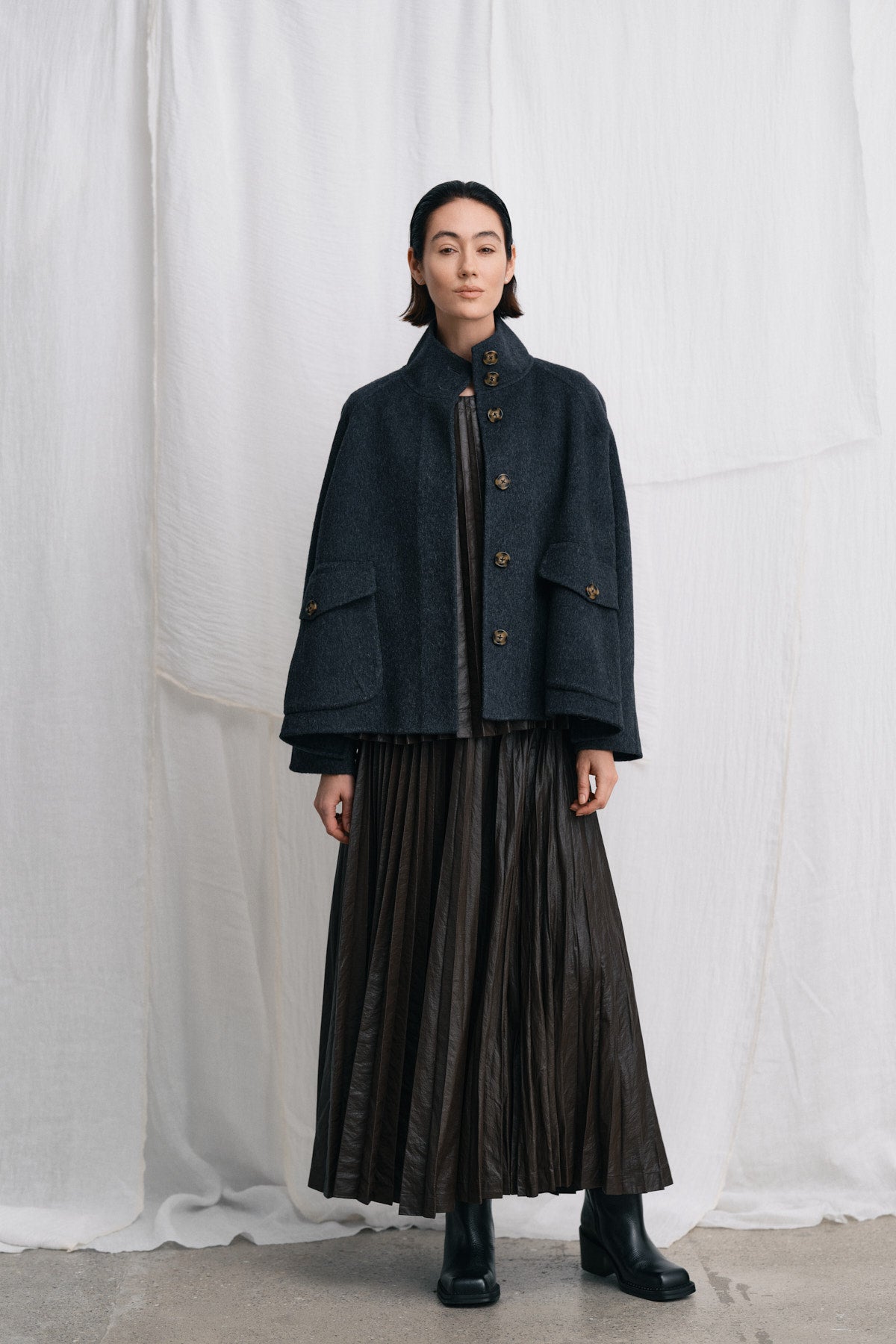 Simonia - Pleats skirt I French toast