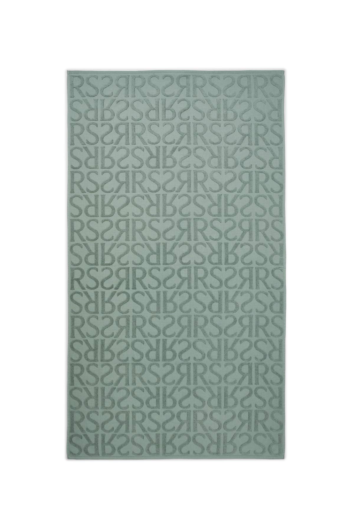 Monogram beach towel - Beach towel 100x180 cm I Sage