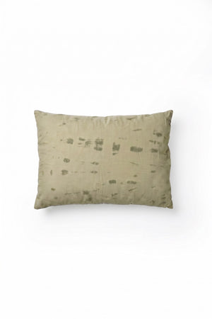 Tie-dye pillow - Pillow 50x70 cm I Olive