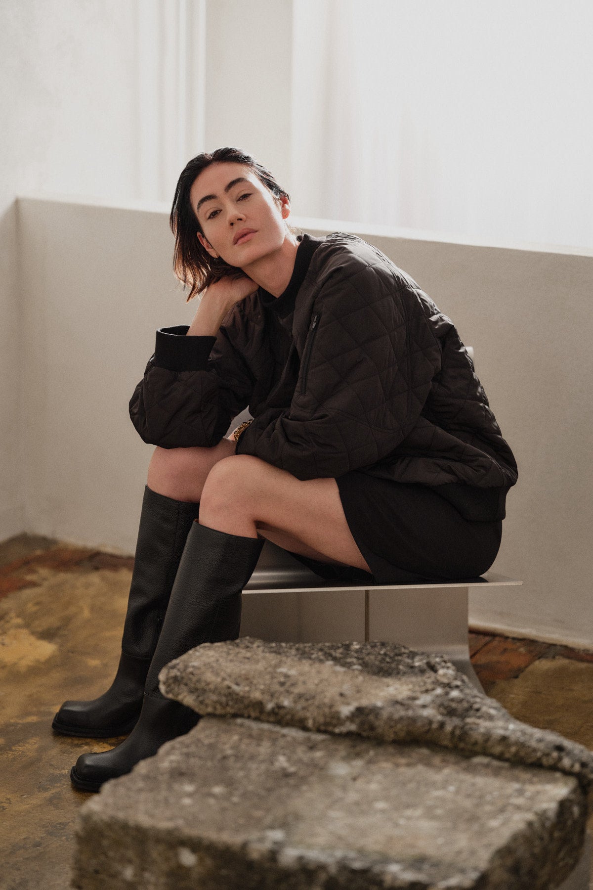 Prana - Chunky heel boot I Black
