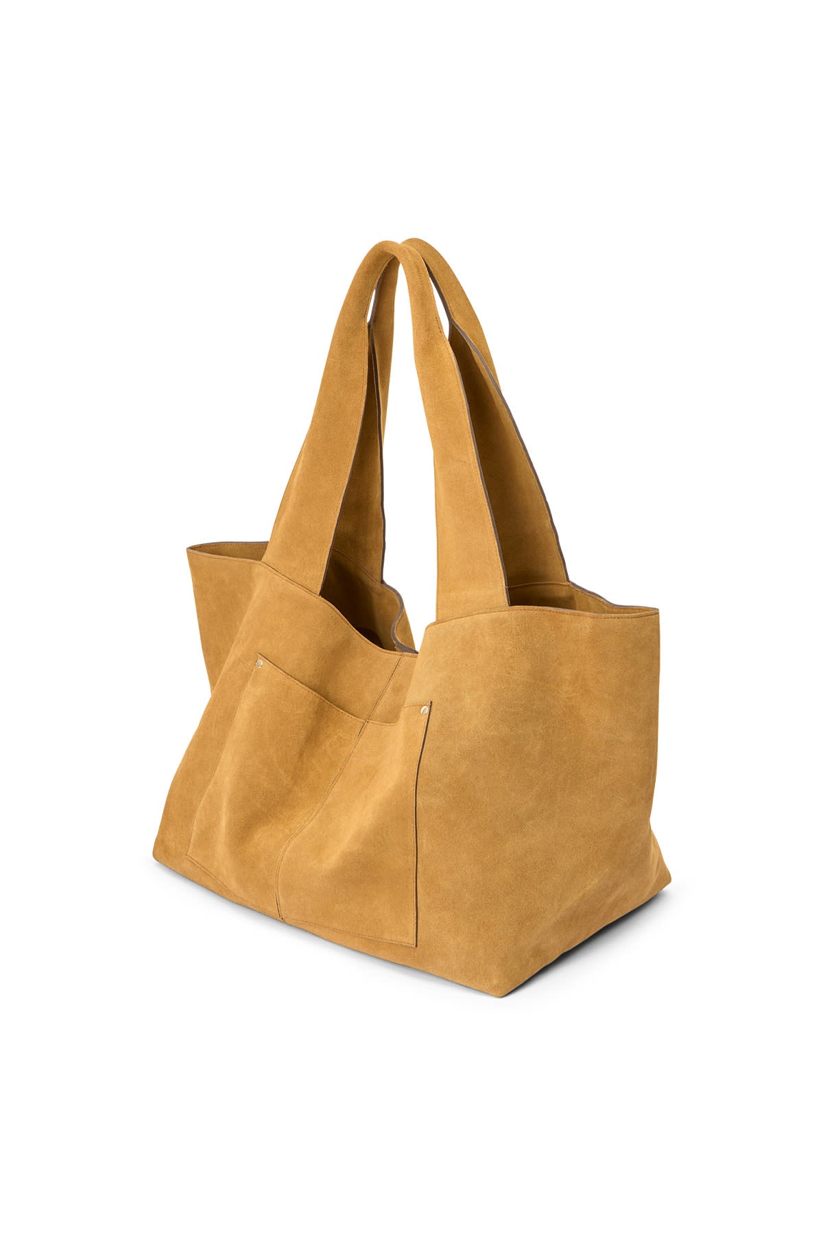 Semira - Heavy suede large bag I Whiskey