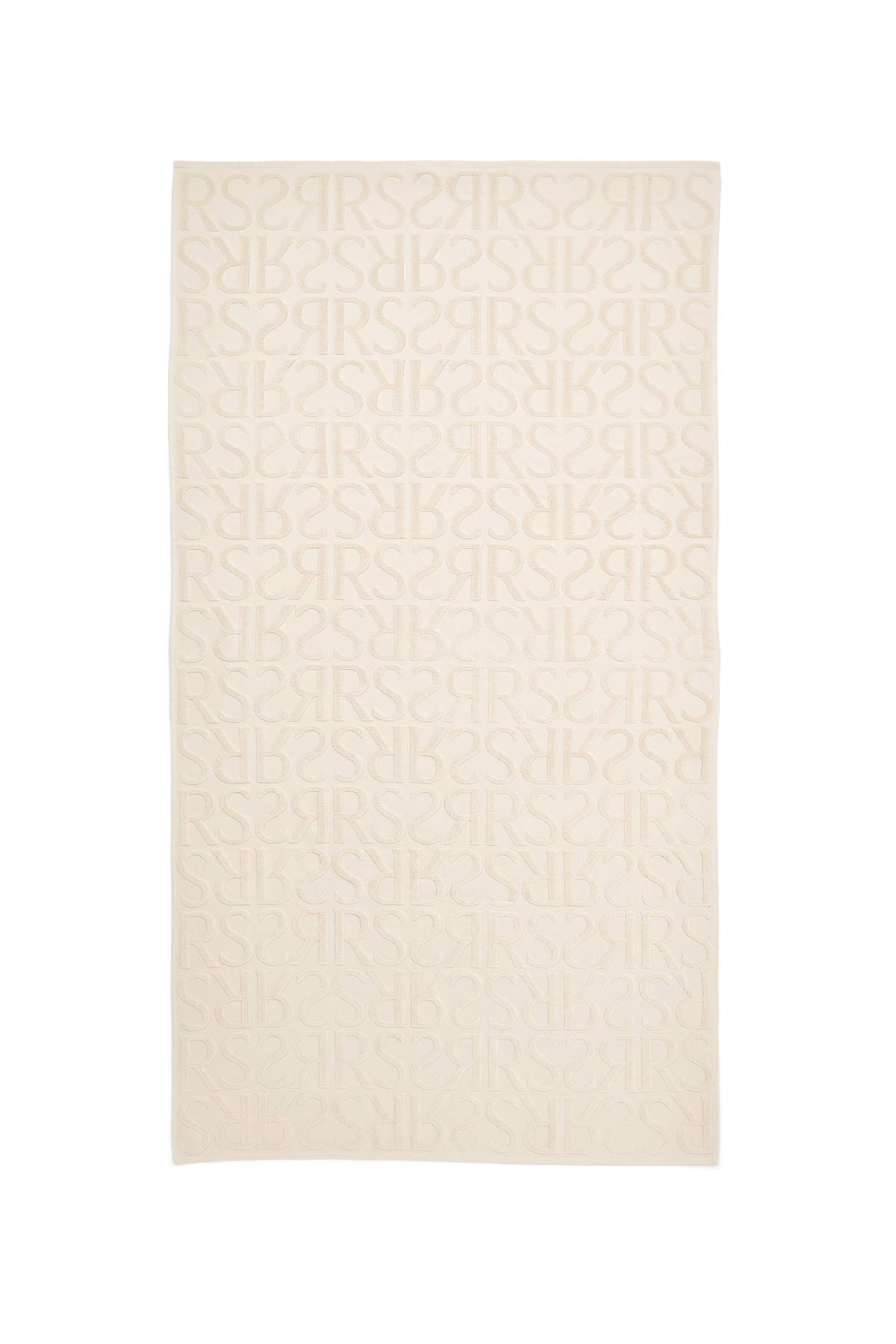 Monogram beach towel - Beach towel 100x180 cm I Ivory