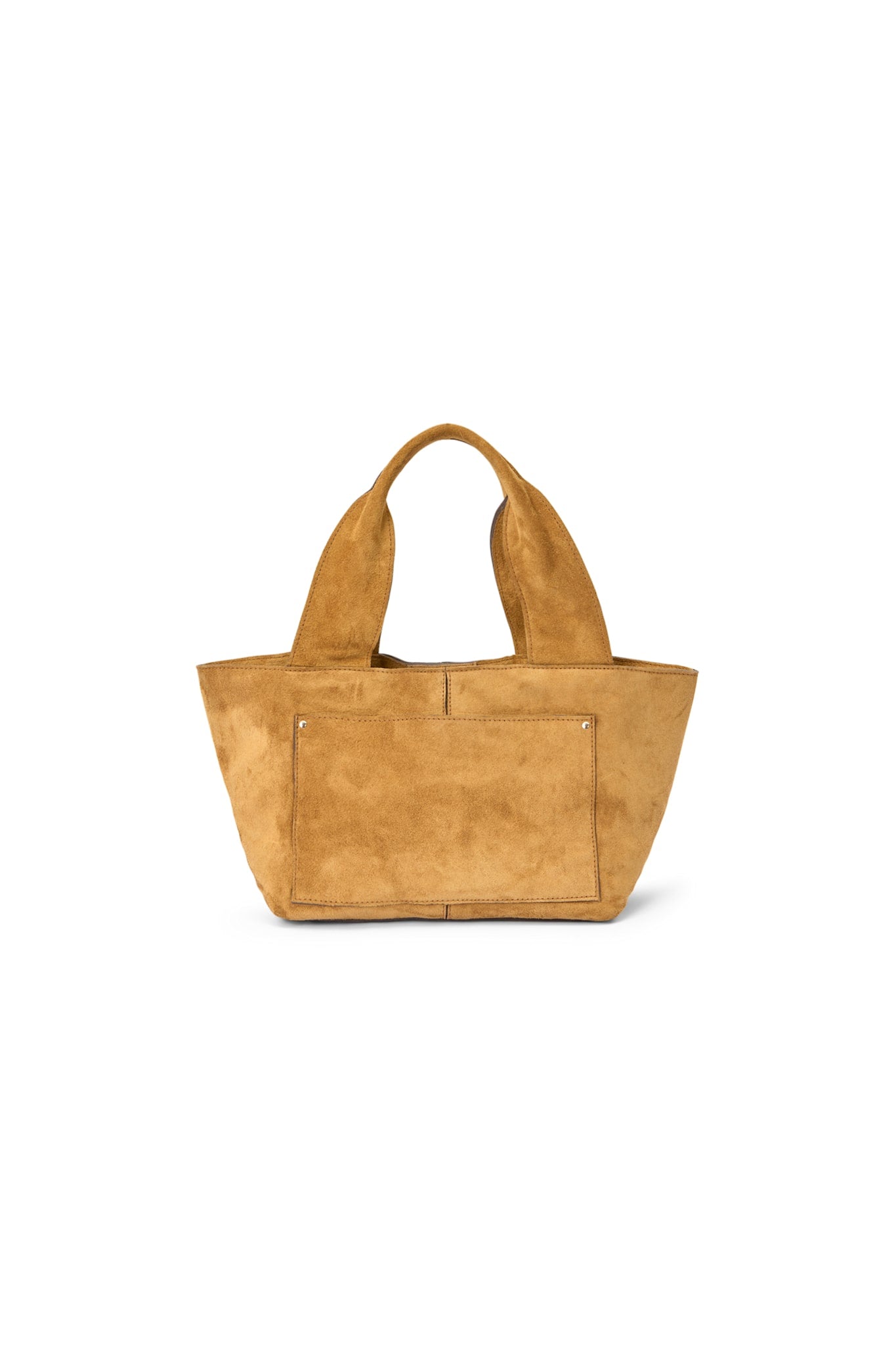 Shalom - Heavy suede mini bag I Whiskey