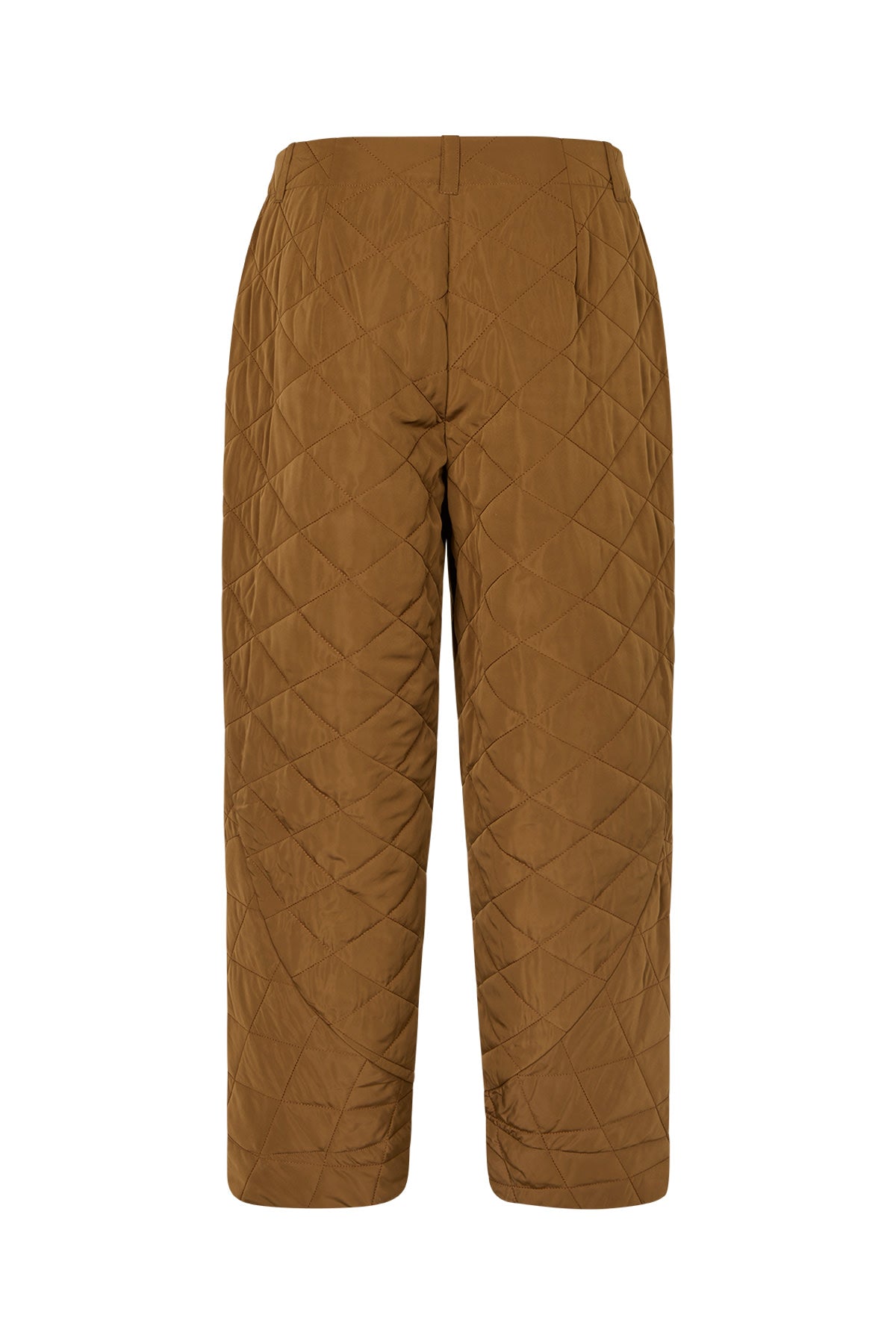 October - Tech quilt shaped pants I Chestnut