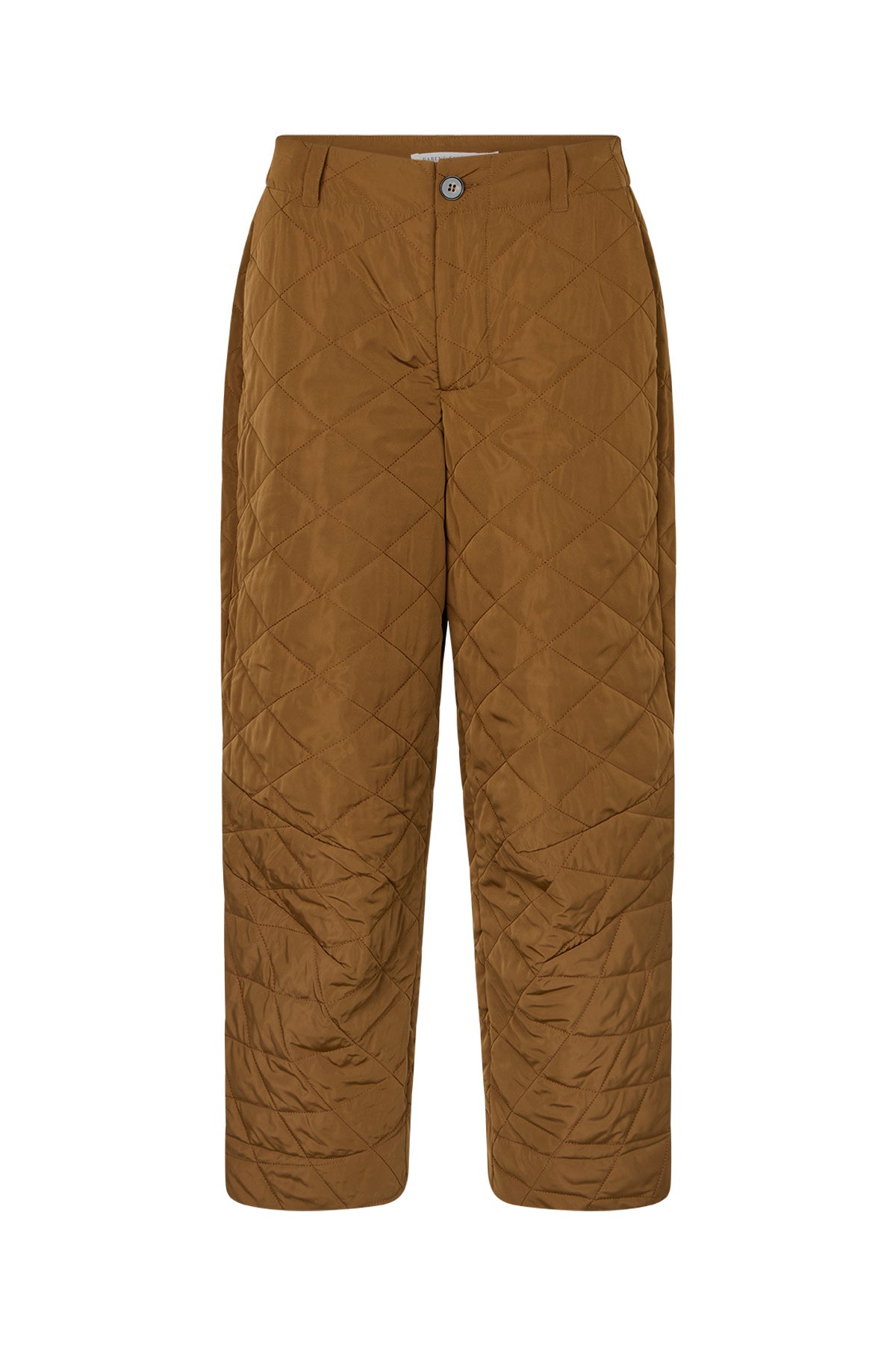 October - Tech quilt shaped pants I Chestnut