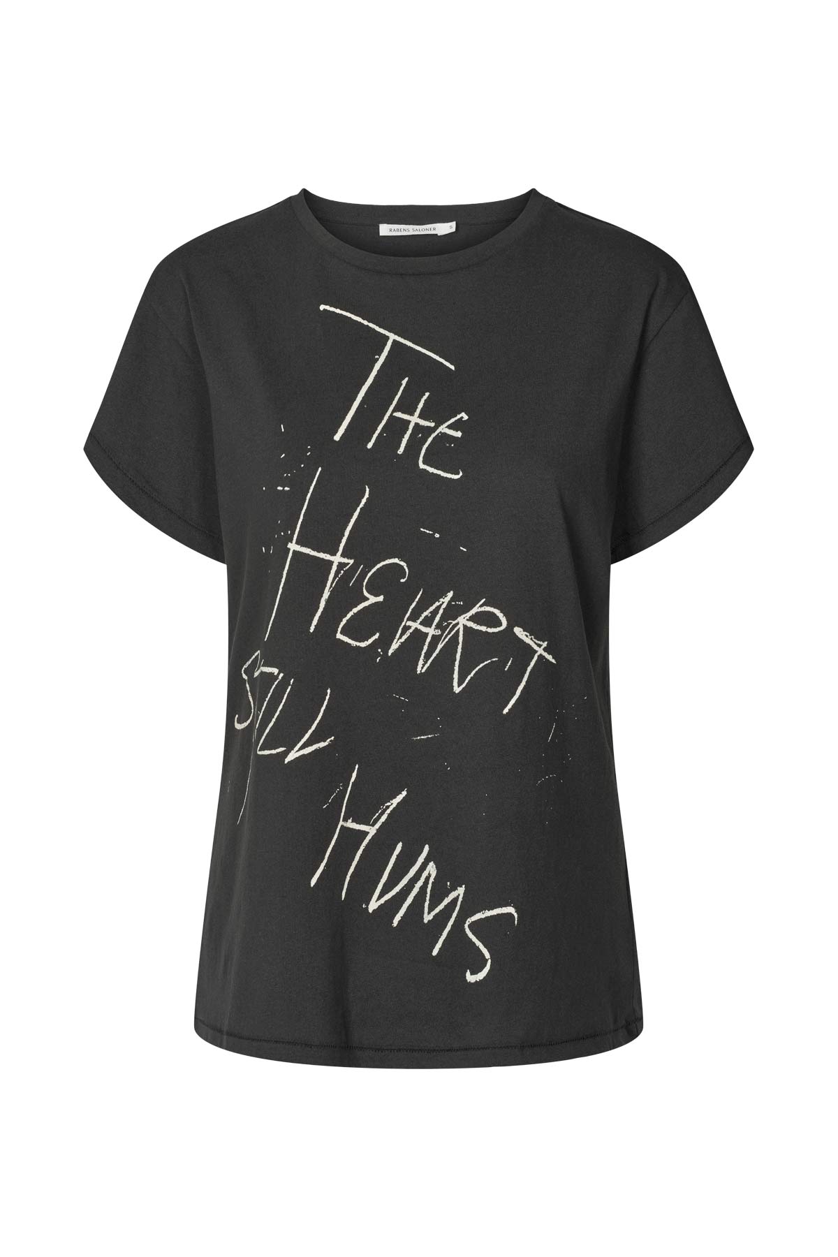 Ambla - Heartbeat T shirt I Faded black