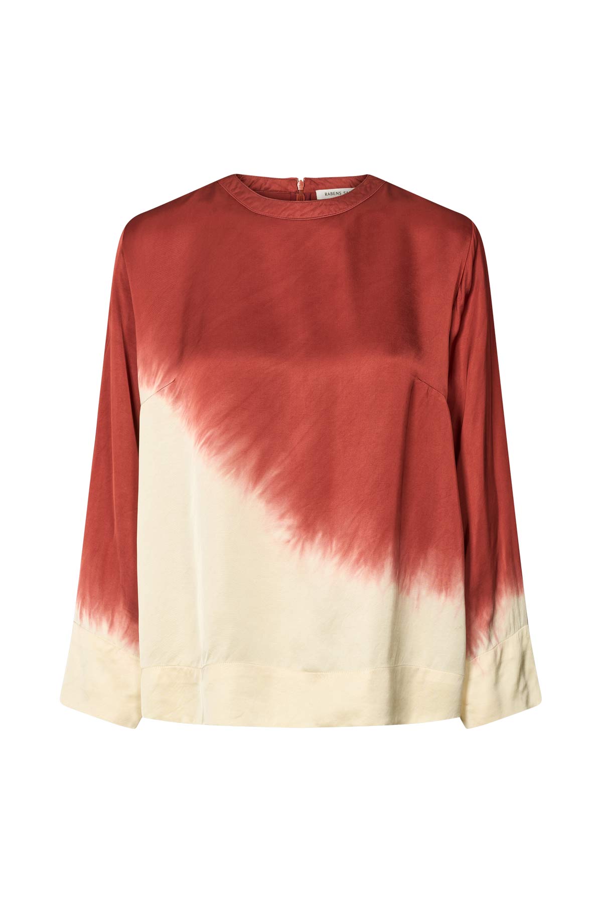 Herta - Coastal 3/4 sleeve top I Burgundy chalk combo