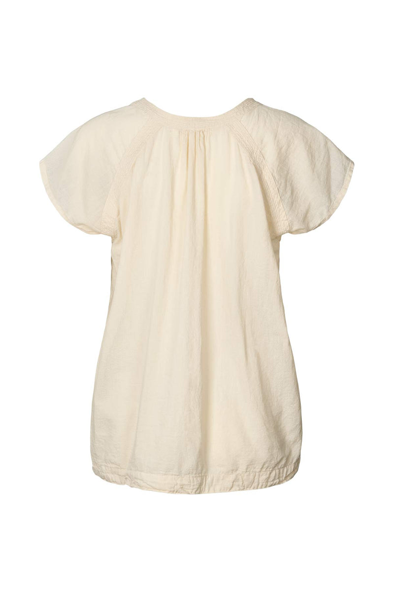 Dipsy - Cotton V-neck top I Sandstone