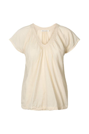 Dipsy - Cotton V-neck top I Sandstone
