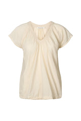 Dipsy - Cotton V-neck top I Sandstone