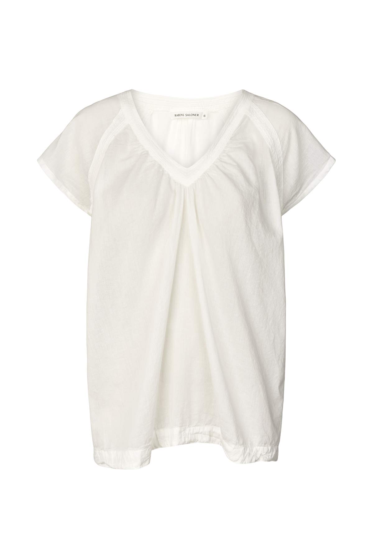 Dipsy - Cotton V-neck top I White