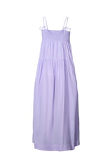 Dodo - Cotton smock tier dress I Violet