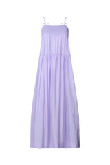 Dodo - Cotton smock tier dress I Violet