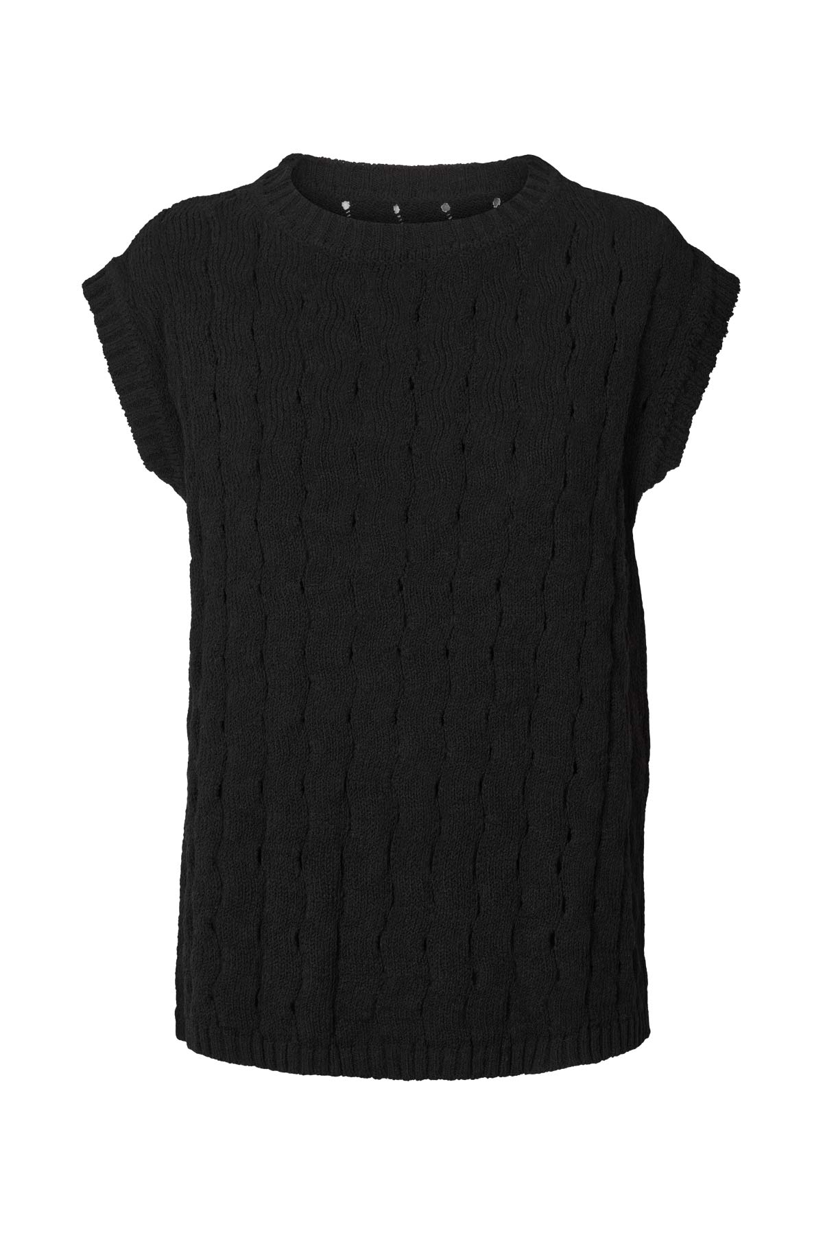Benny - Trail knit vest I Black