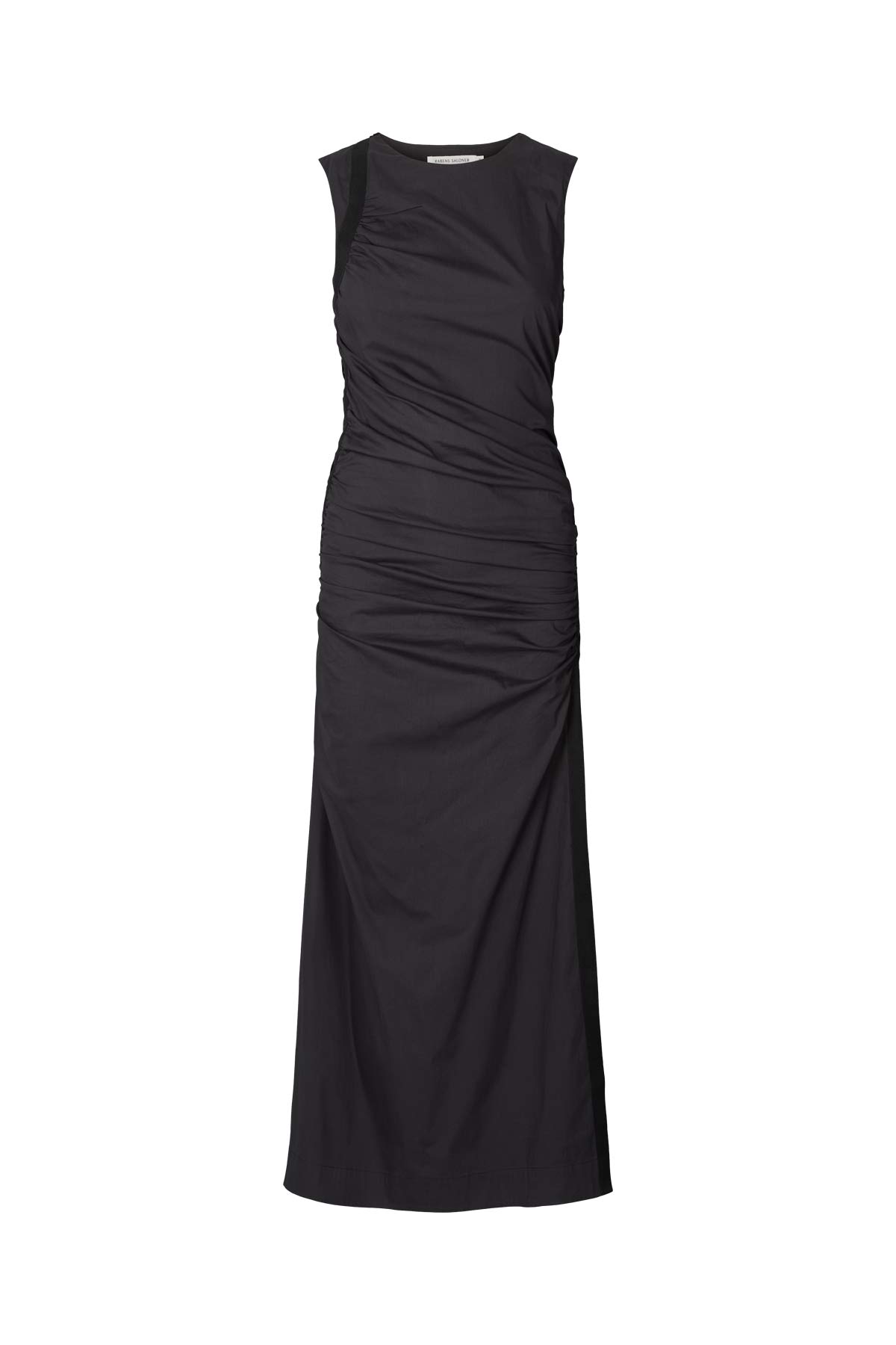 Bibber - Papery fitted long dress I Black