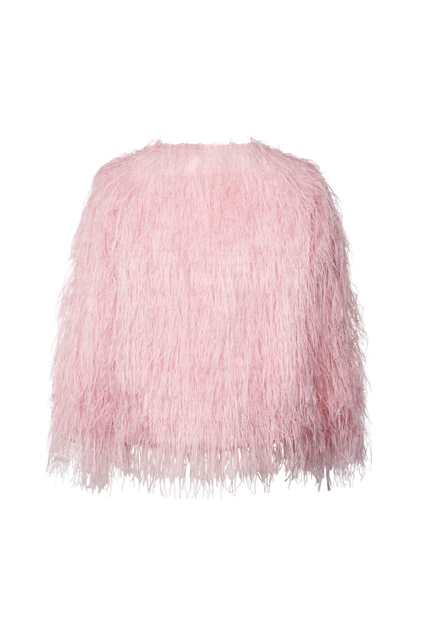 Safi - Plume blouse I Powder pink