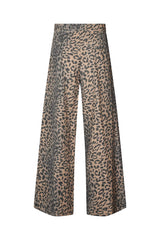 Inja - Leopard print wide leg pants I Leopard