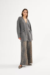 Inja - Leopard print wide leg pants I Leopard
