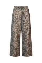 Inja - Leopard print wide leg pants I Leopard