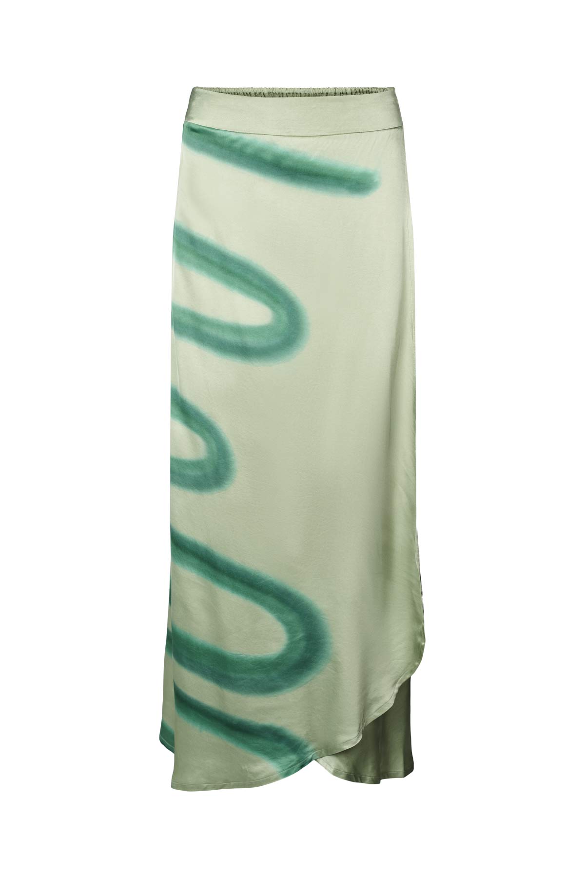 Junni - Fluid wrap over skirt I Aloe vera combo