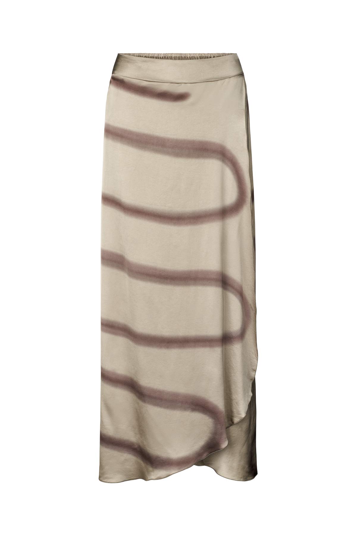 Junni - Fluid wrap over skirt I Ash combo