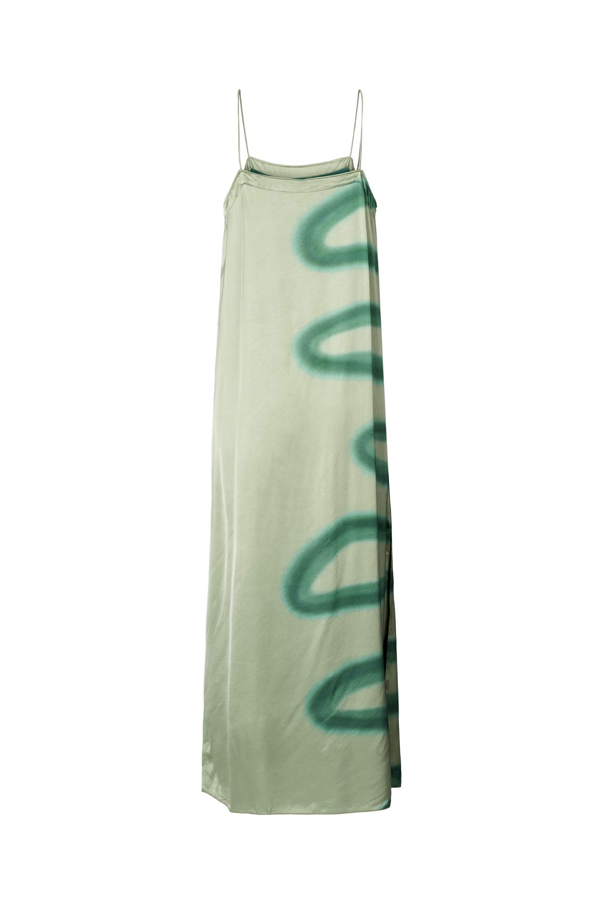 Laurette - Fluid camisole dress I Aloe vera combo